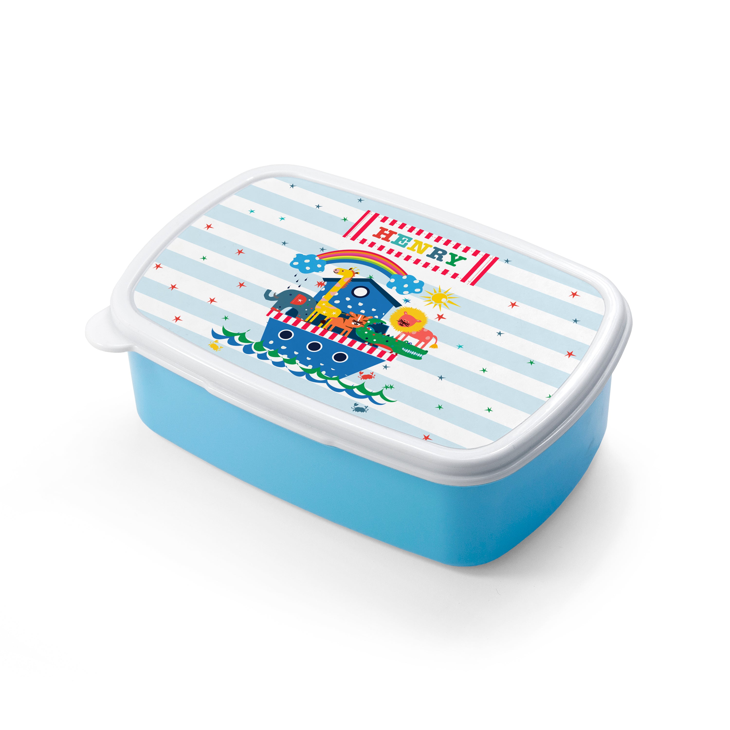 Personalised Kid's Noah's Ark Lunch Box