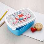 Personalised Playful Fox Lunch Box