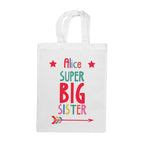Personalised Big Sister Mini Tote Bag
