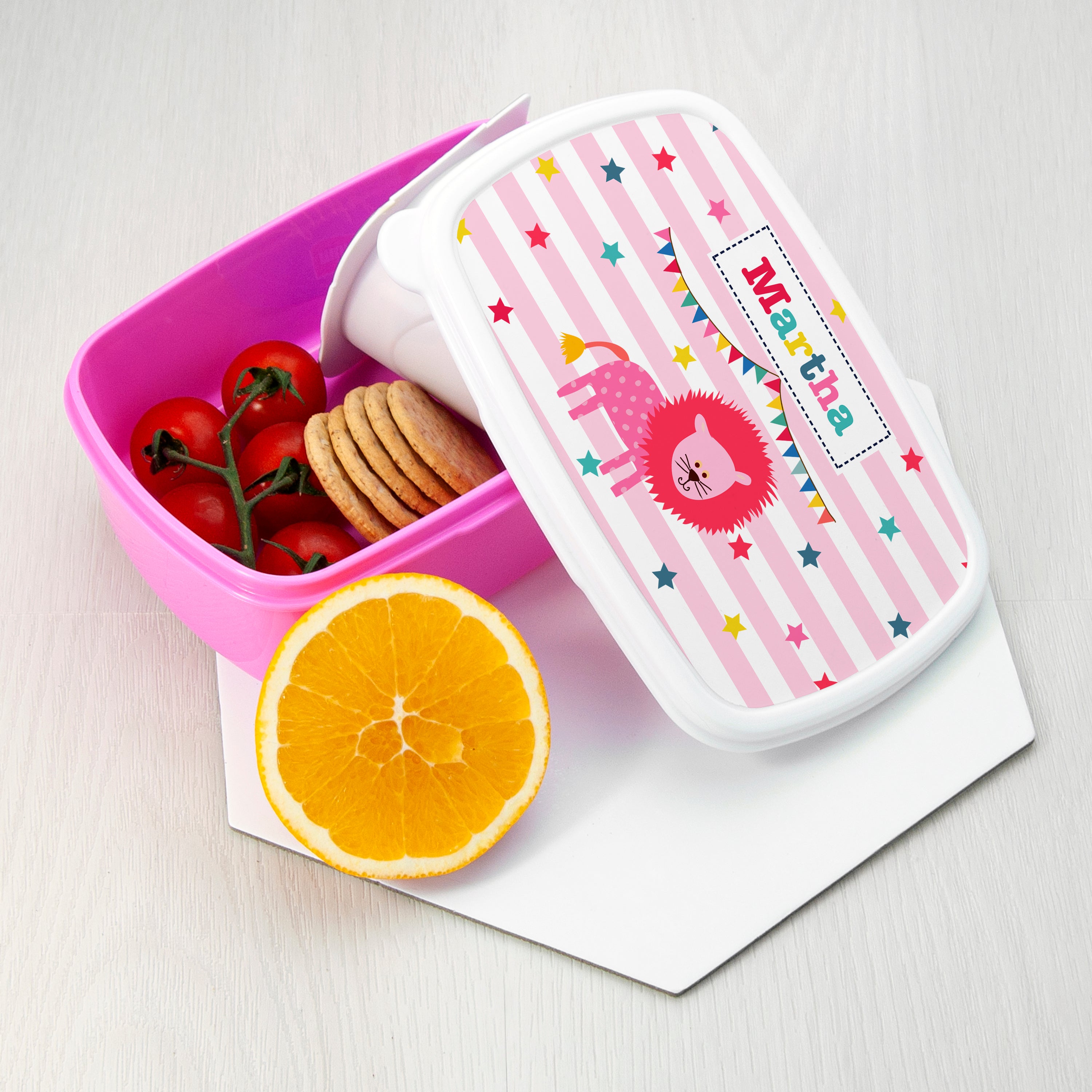 Personalised Kid's Circus Lunch Box