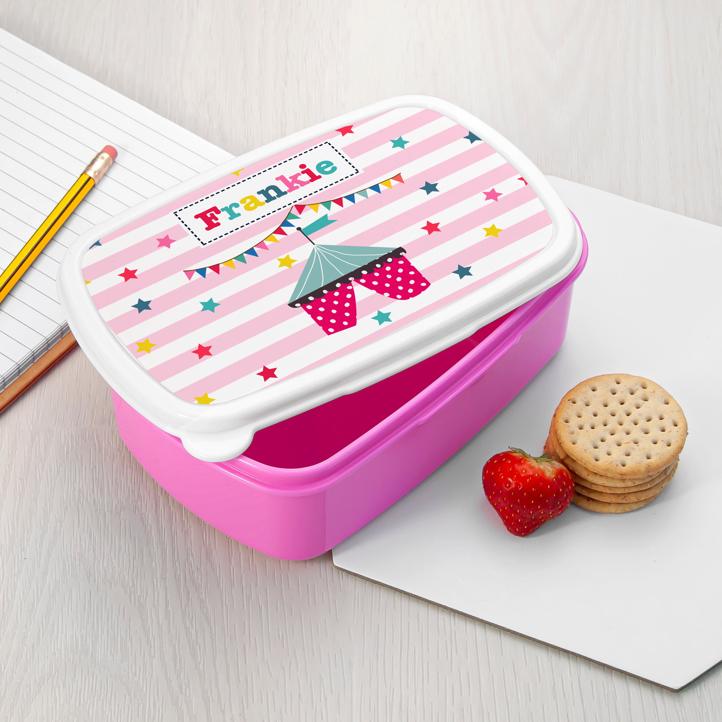 Personalised Kid's Circus Lunch Box