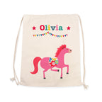 Personalised Circus Cotton Nursery Bag