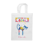Personalised I Love Pets Fabric Party Bag