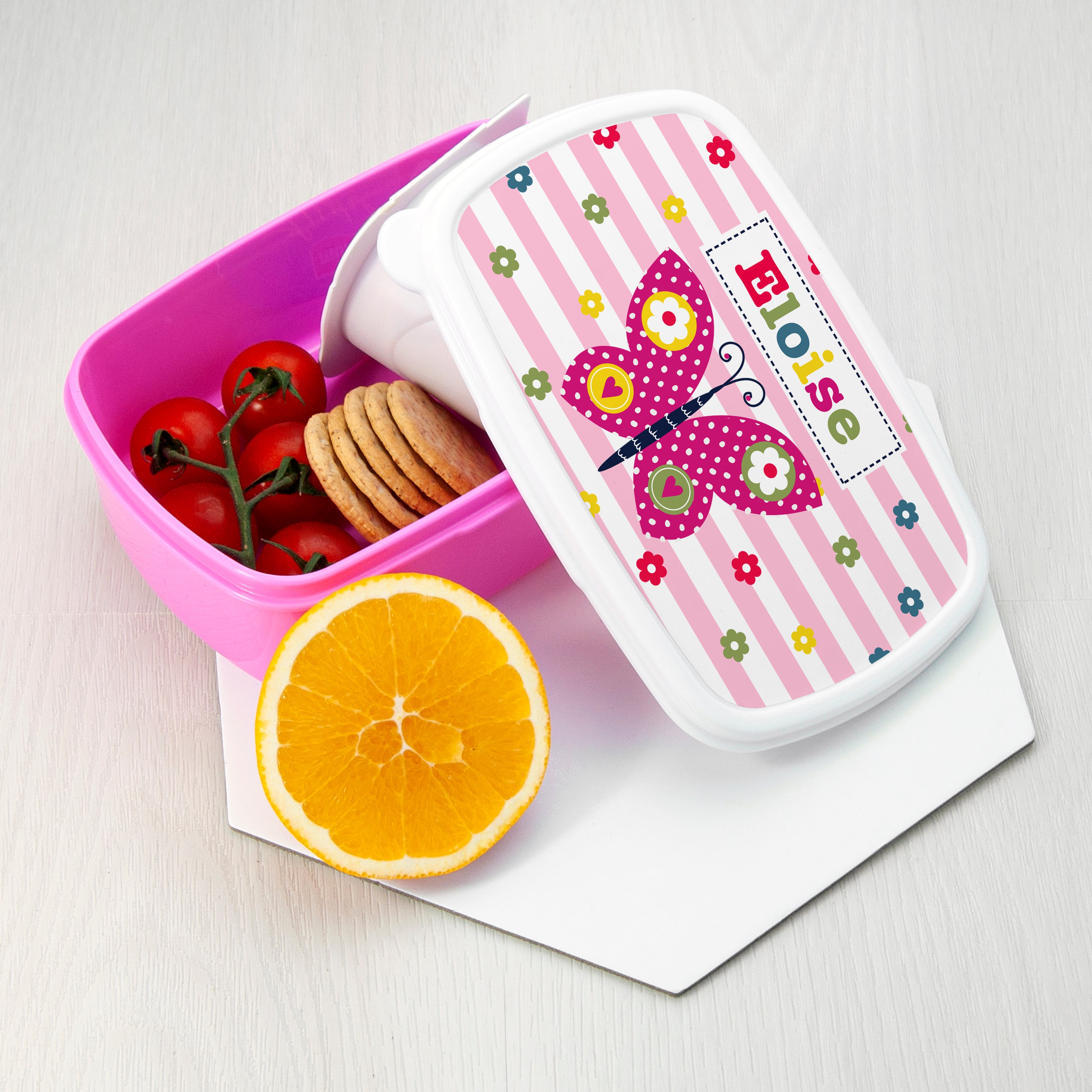 Personalised Girl's Lunch Box