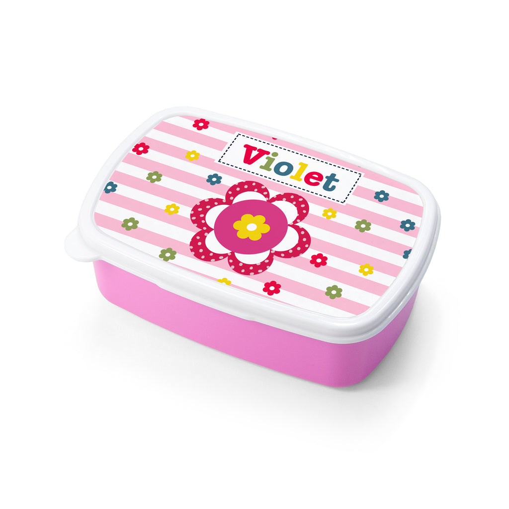 Personalised Girl's Lunch Box
