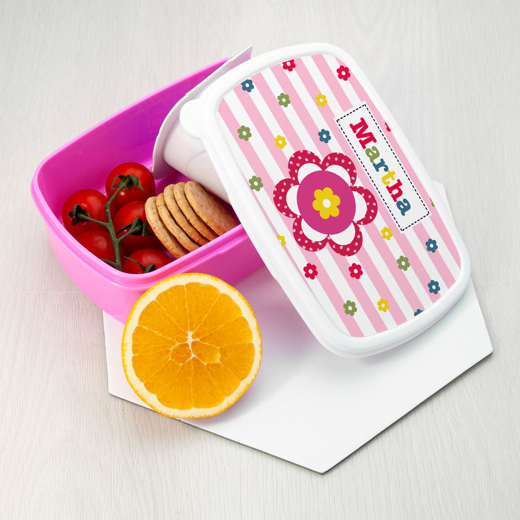 Personalised Girl's Lunch Box