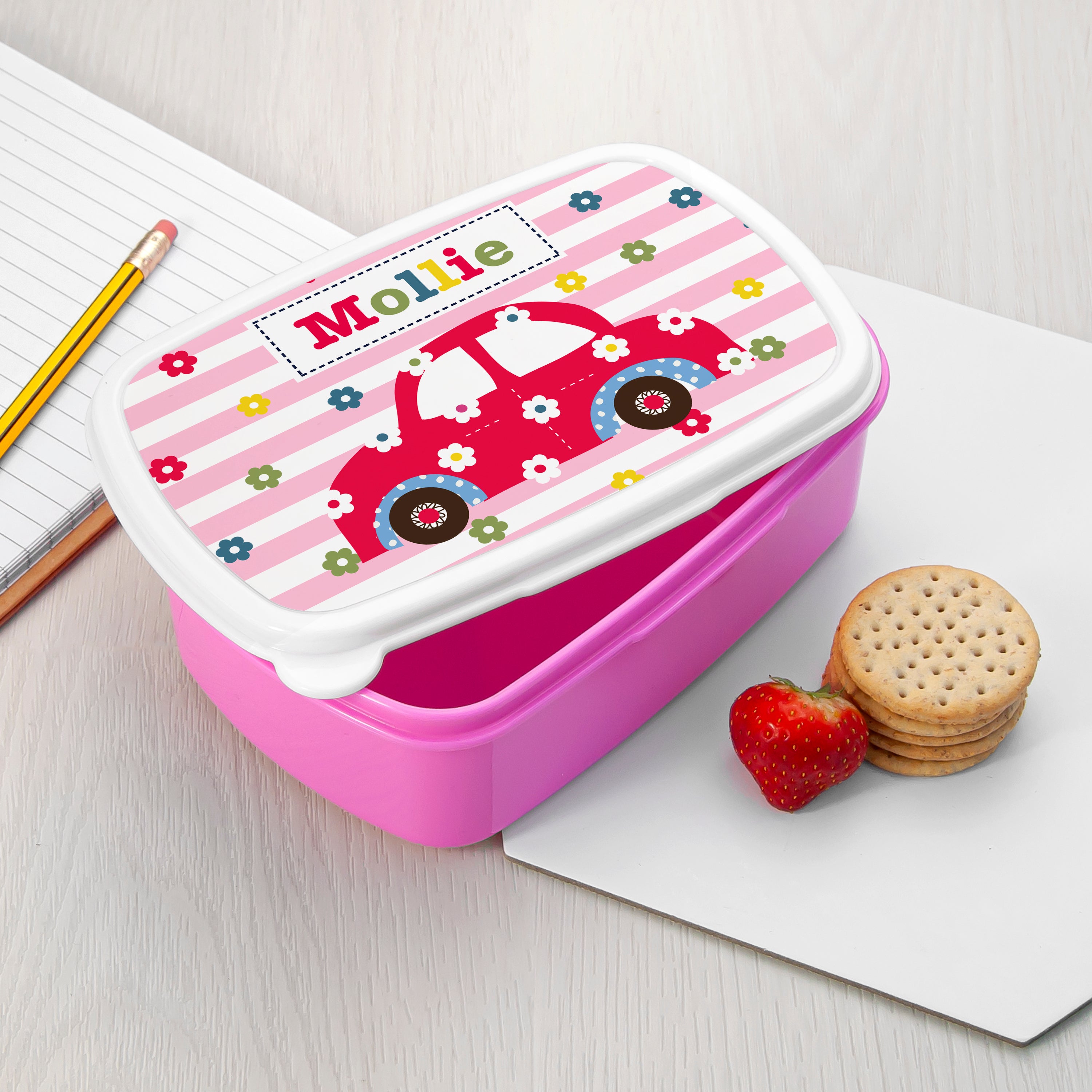 Personalised Girl's Lunch Box