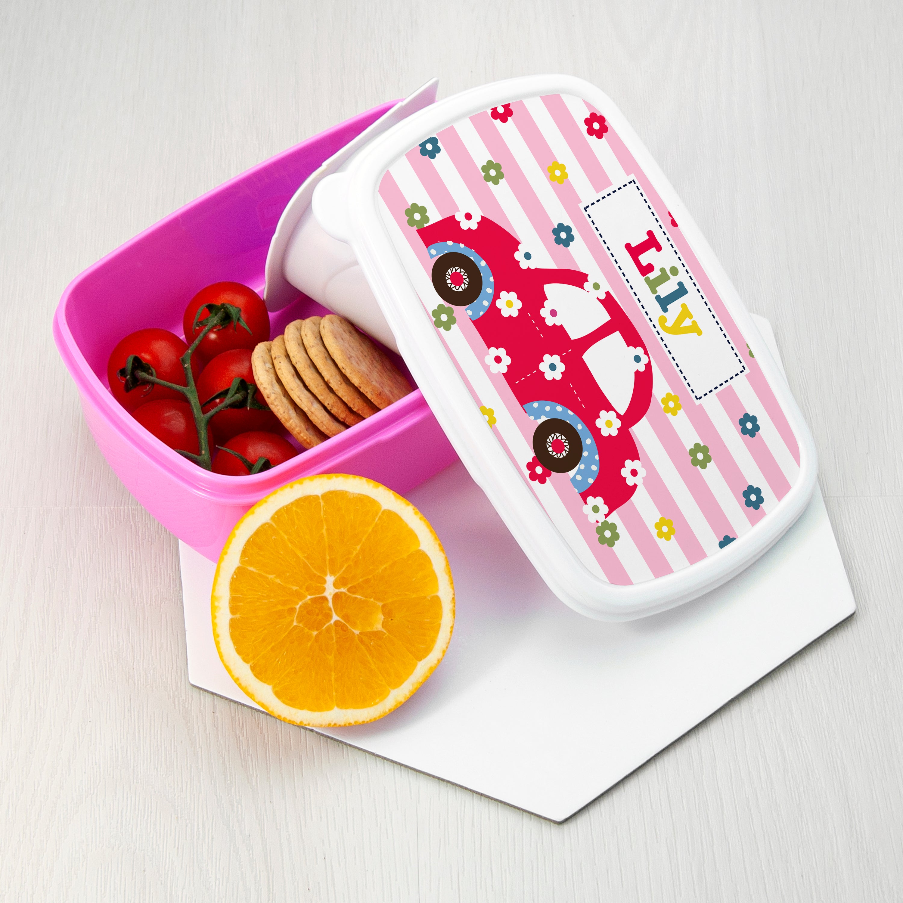 Personalised Girl's Lunch Box