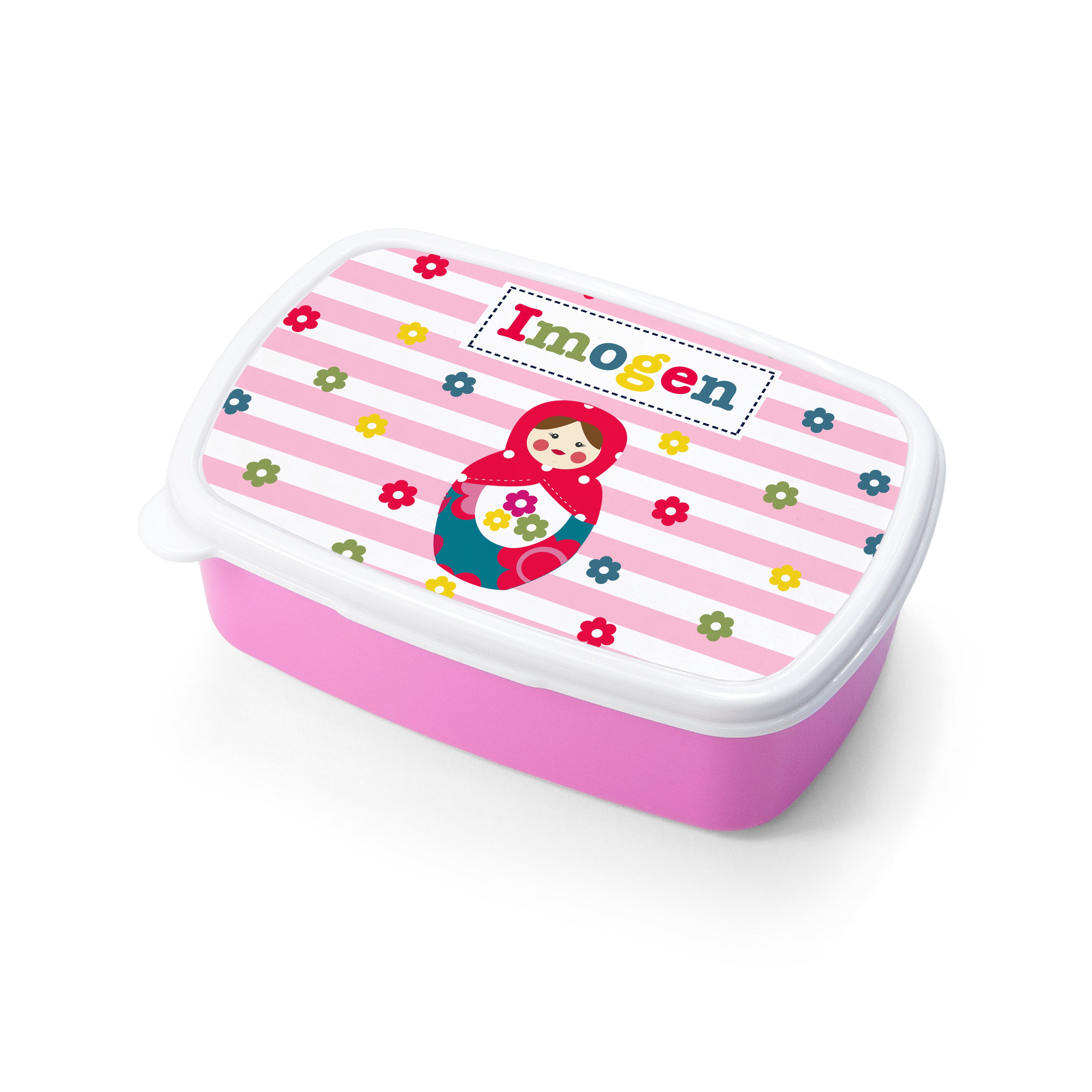 Personalised Girl's Lunch Box