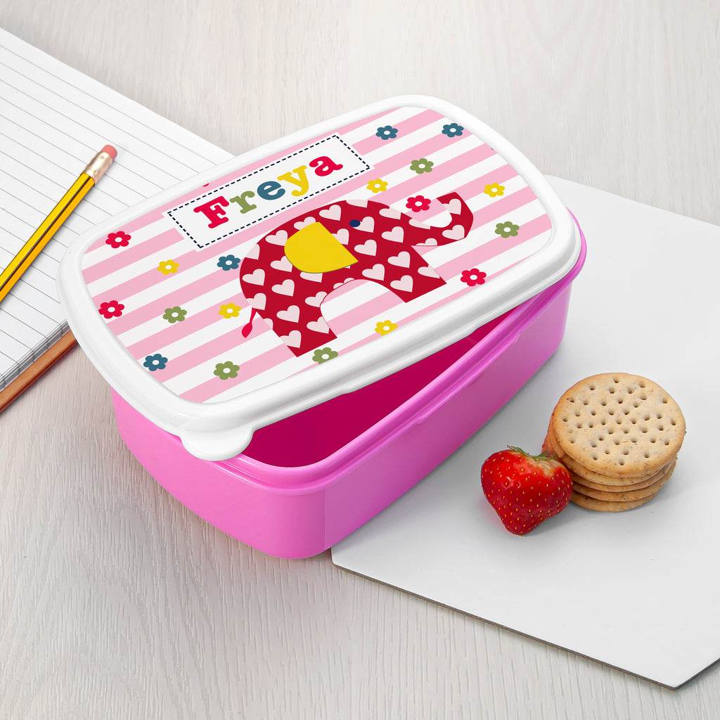 Personalised Girl's Lunch Box