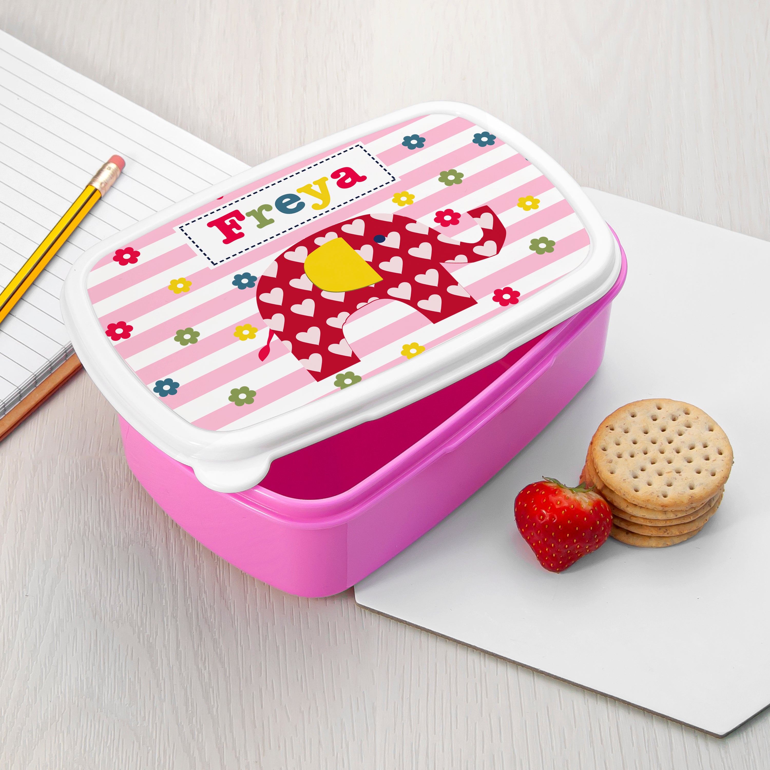 Personalised Girl's Lunch Box