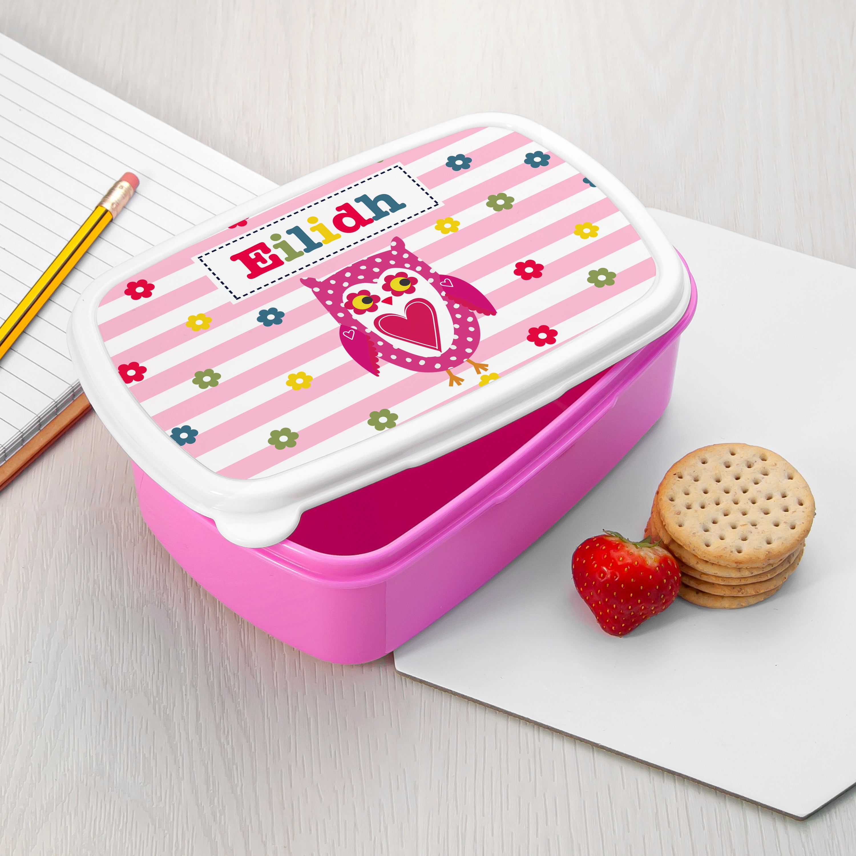 Personalised Girl's Lunch Box