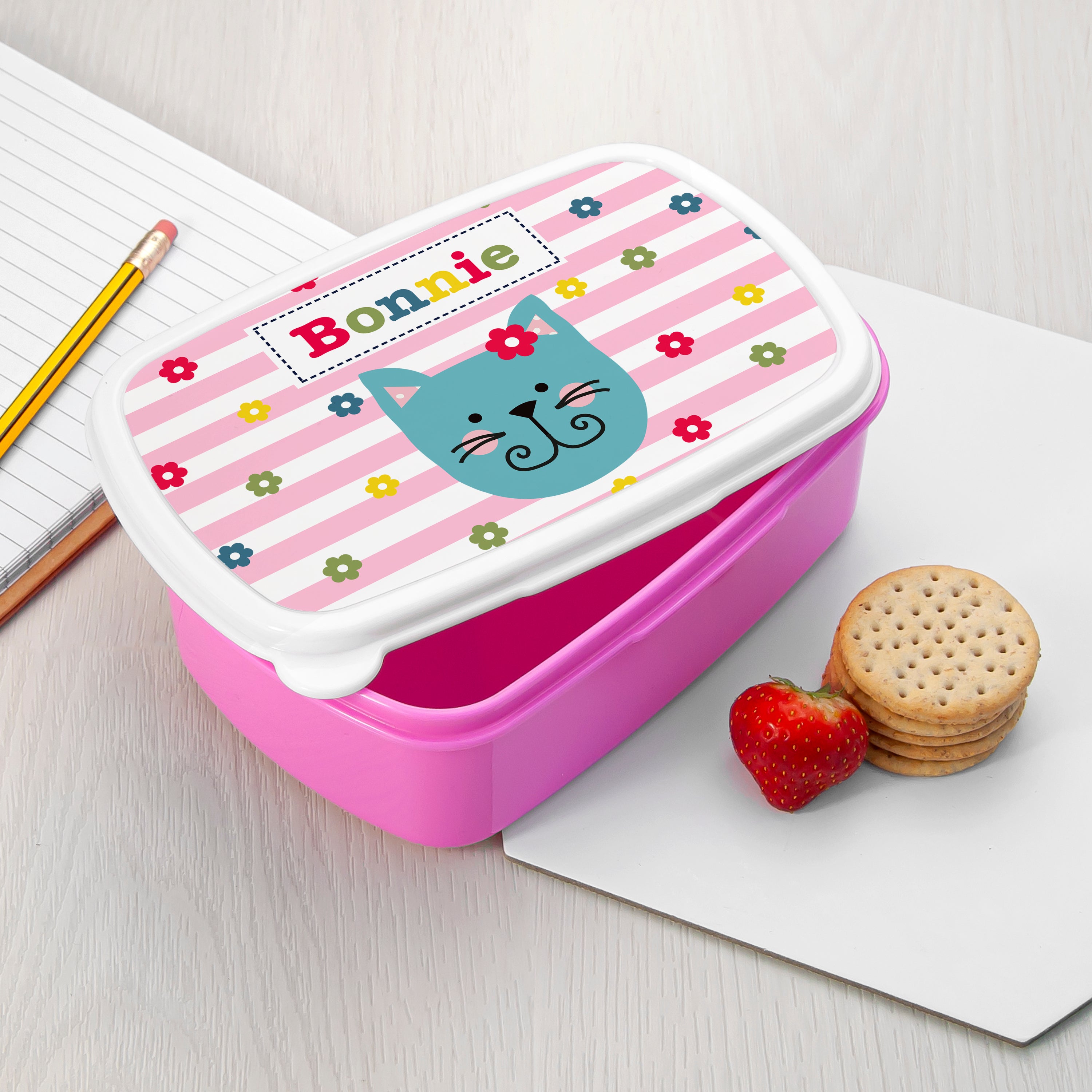 Personalised Girl's Lunch Box