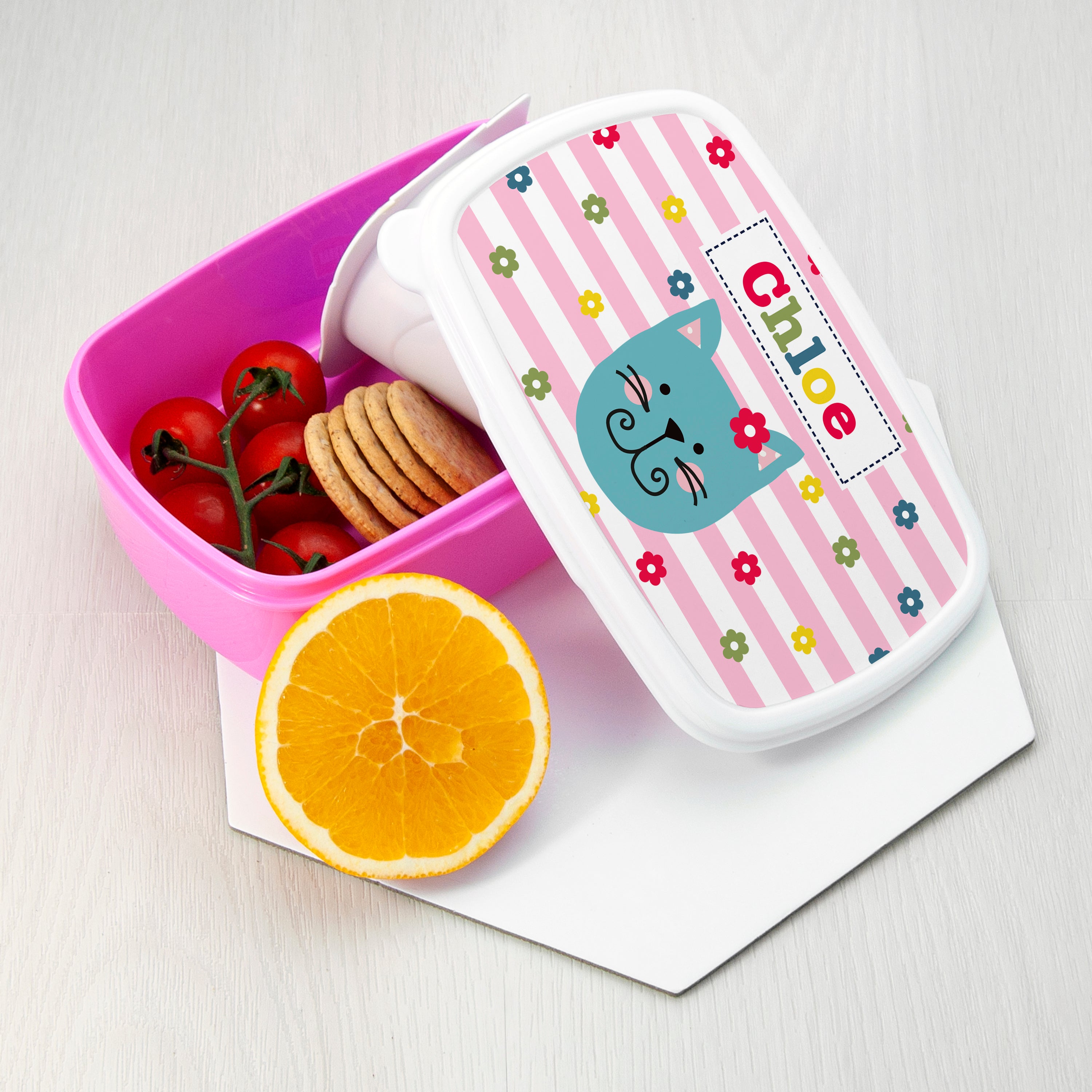 Personalised Girl's Lunch Box