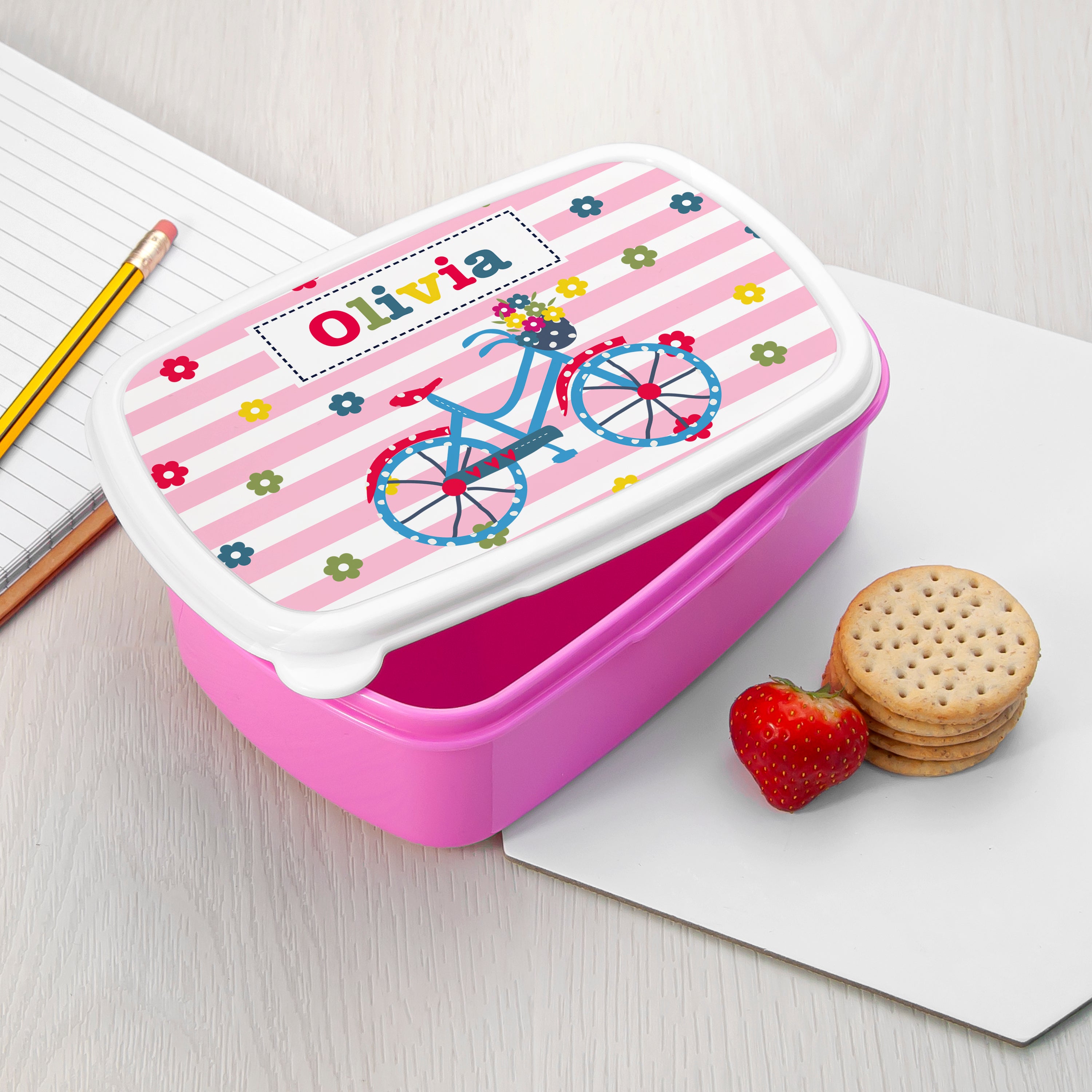 Personalised Girl's Lunch Box