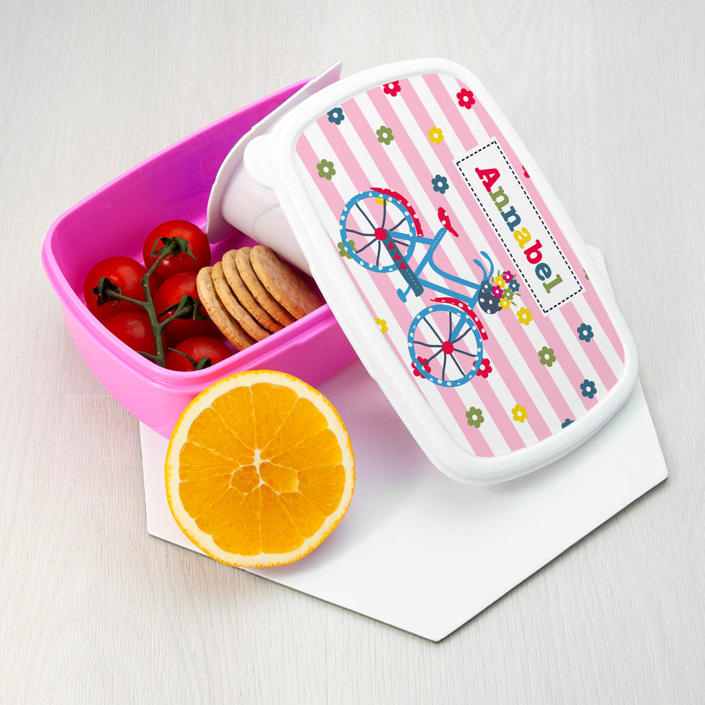 Personalised Girl's Lunch Box