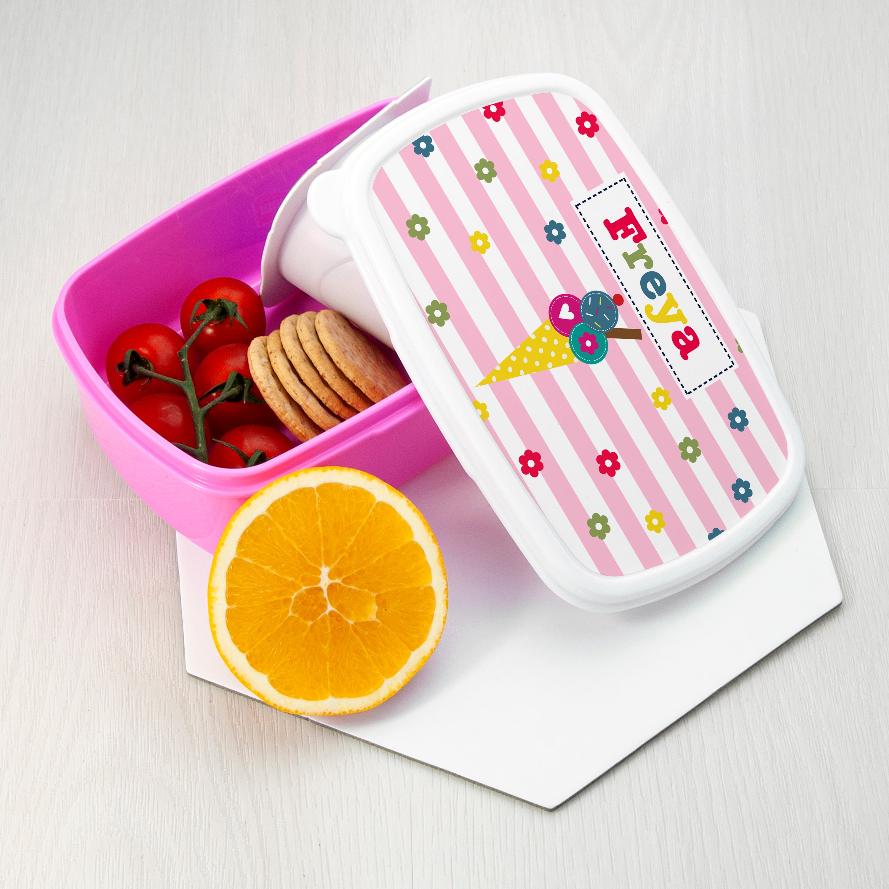 Personalised Girl's Lunch Box