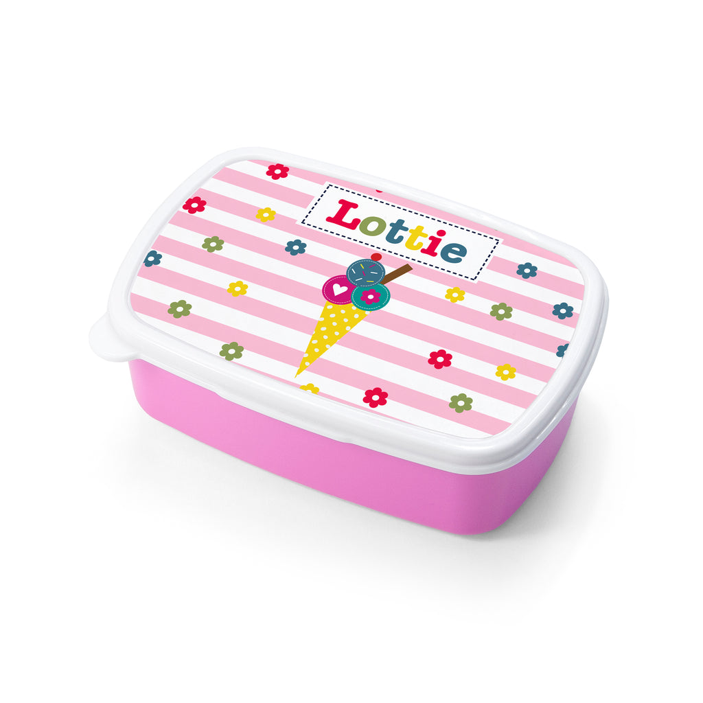 Personalised Girl's Lunch Box