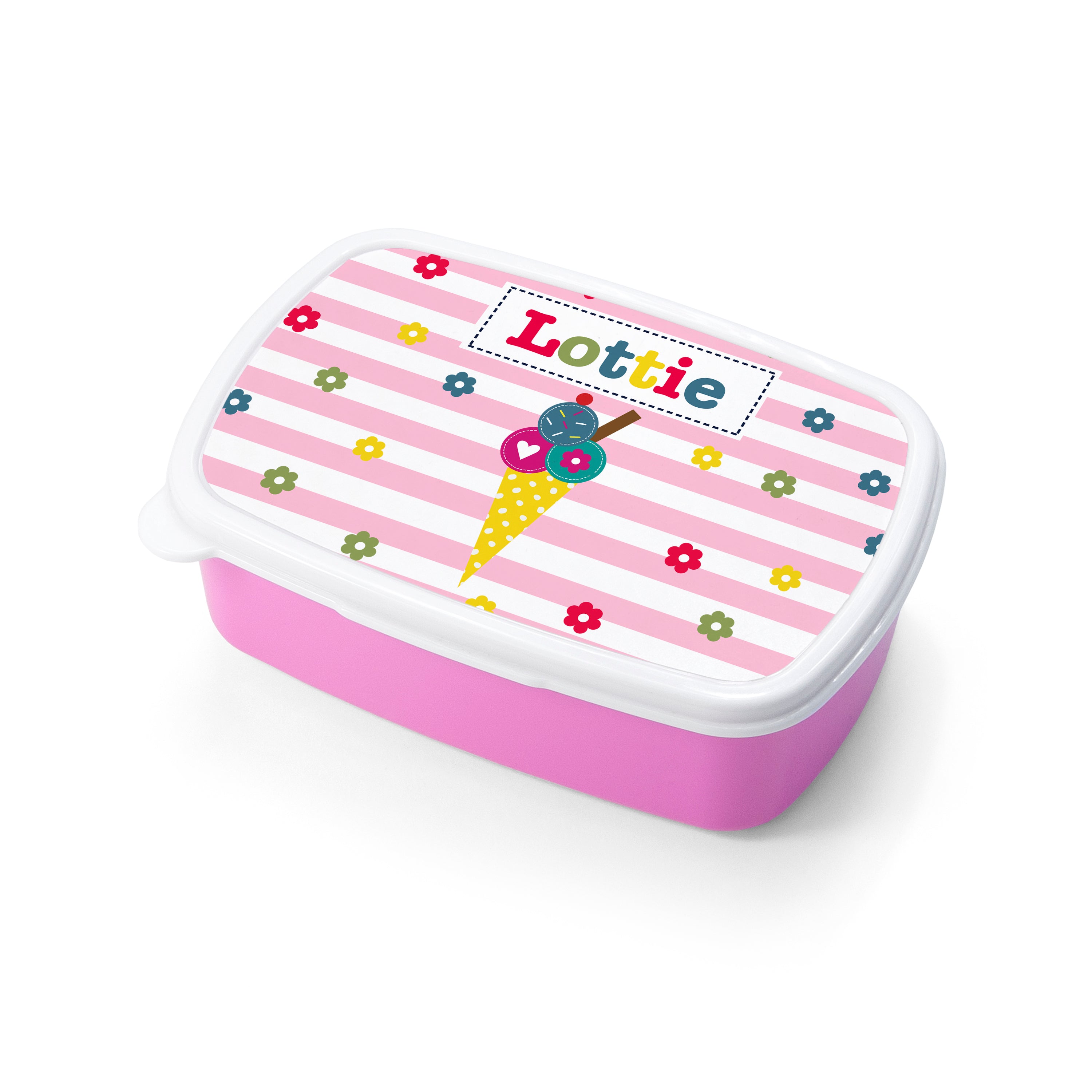 Personalised Girl's Lunch Box