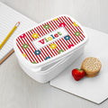 Personalised Girl's Patterned Lunch Box