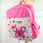 Personalised Girl's Pink Mini Rucksack
