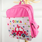 Personalised Girl's Pink Mini Rucksack