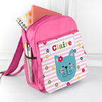 Personalised Girl's Pink Mini Rucksack