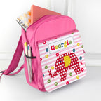 Personalised Girl's Pink Mini Rucksack
