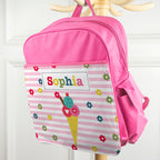 Personalised Girl's Pink Mini Rucksack