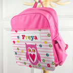 Personalised Girl's Pink Mini Rucksack