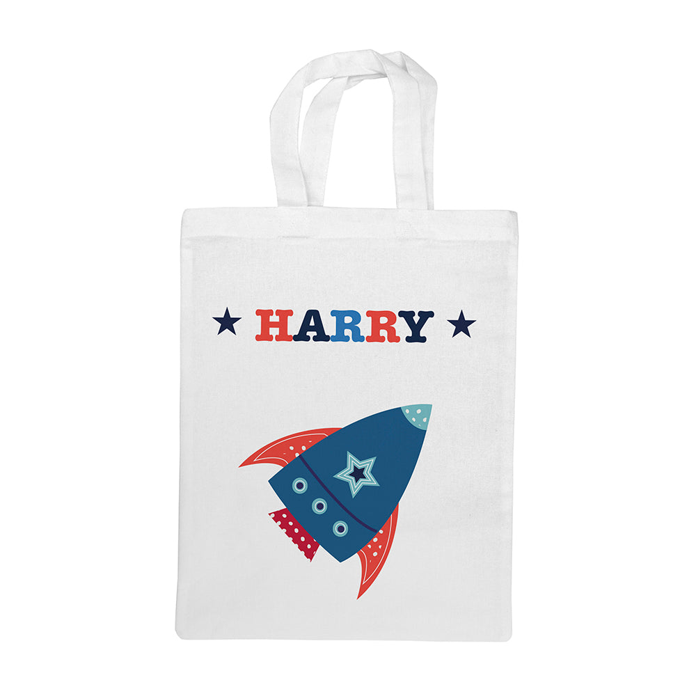 Personalised Boy's Fabric Party Bag