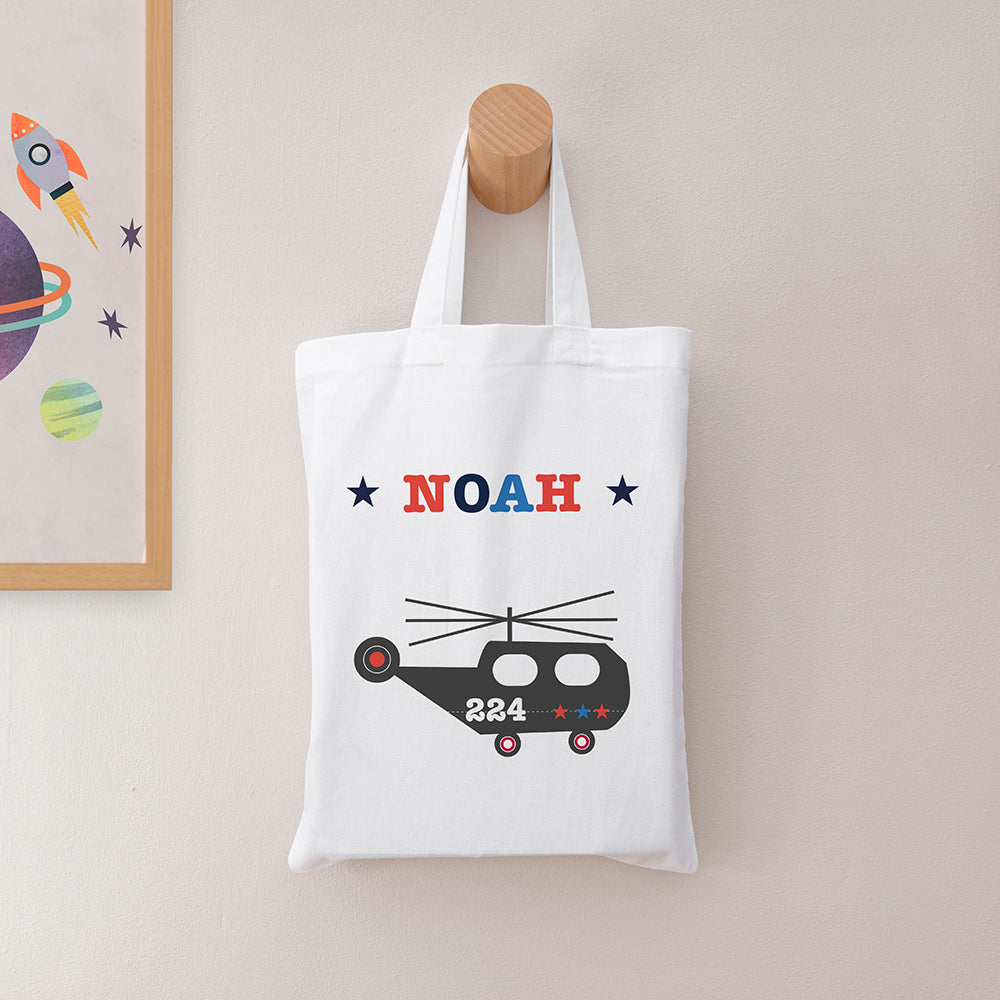Personalised Boy's Fabric Party Bag