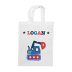 Personalised Boy's Fabric Party Bag
