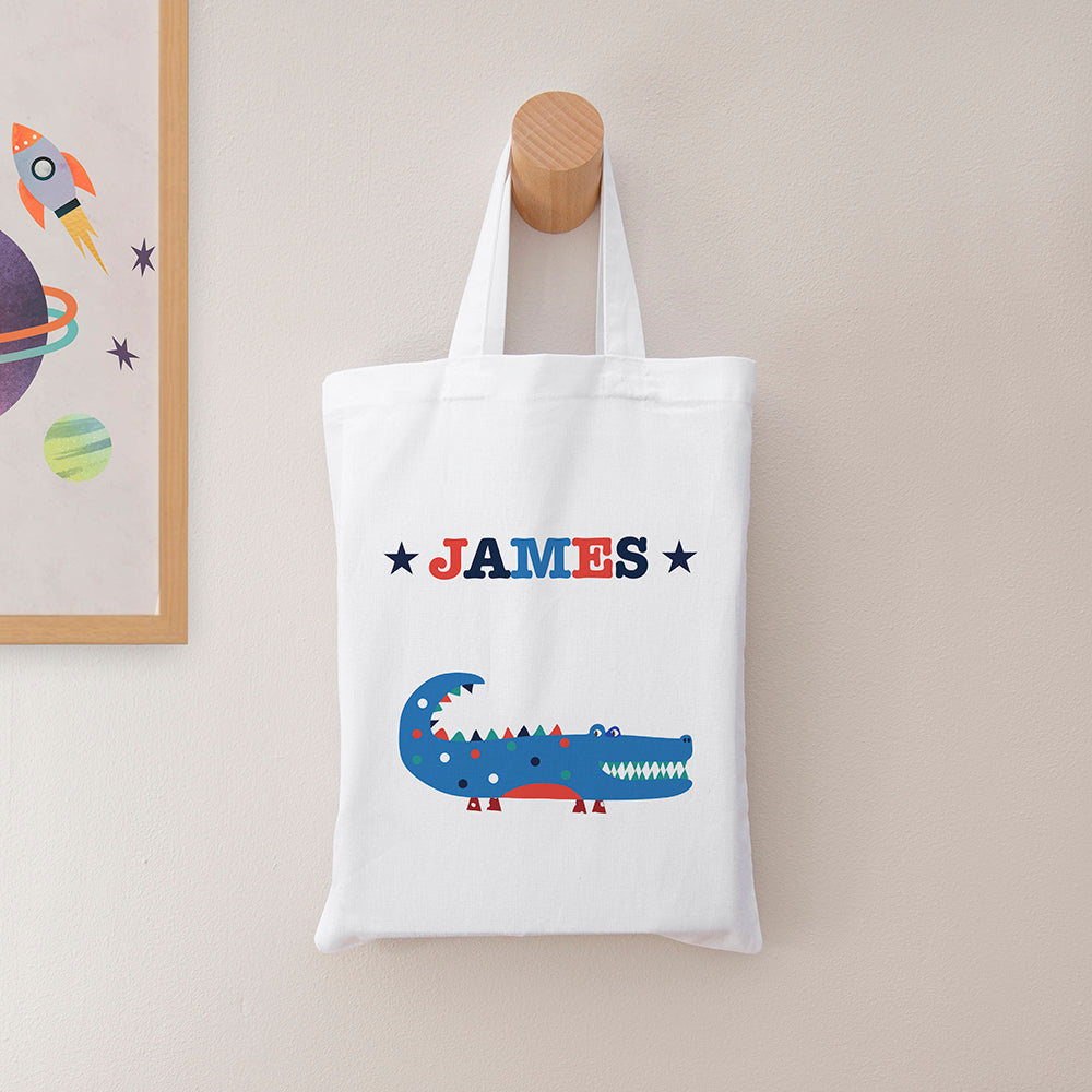 Personalised Boy's Fabric Party Bag