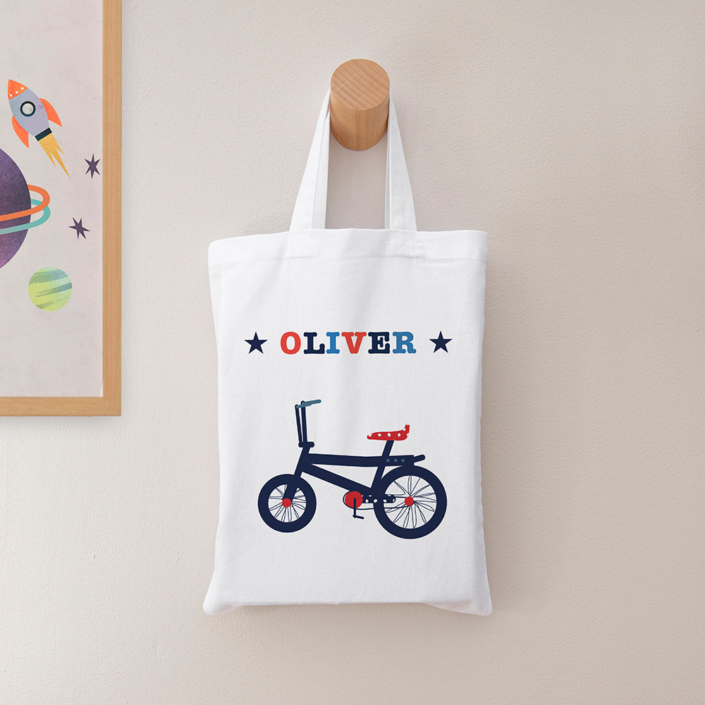 Personalised Boy's Fabric Party Bag