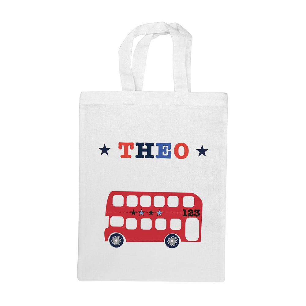 Personalised Boy's Fabric Party Bag