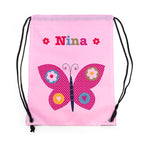 Personalised Girl's Classic Pink Waterproof Swim Bag