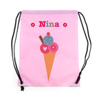 Personalised Girl's Classic Pink Waterproof Swim Bag