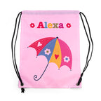 Personalised Girl's Classic Pink Waterproof Swim Bag