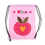 Personalised Girl's Classic Pink Waterproof Swim Bag