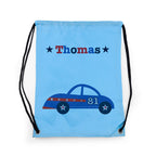Personalised Boy's Sky Blue Waterproof Swim Bag
