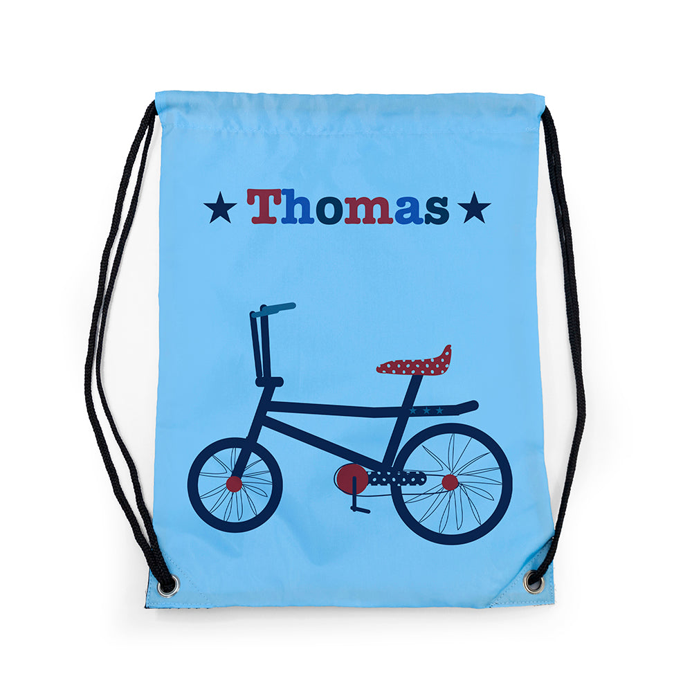 Personalised Boy's Sky Blue Waterproof Swim Bag