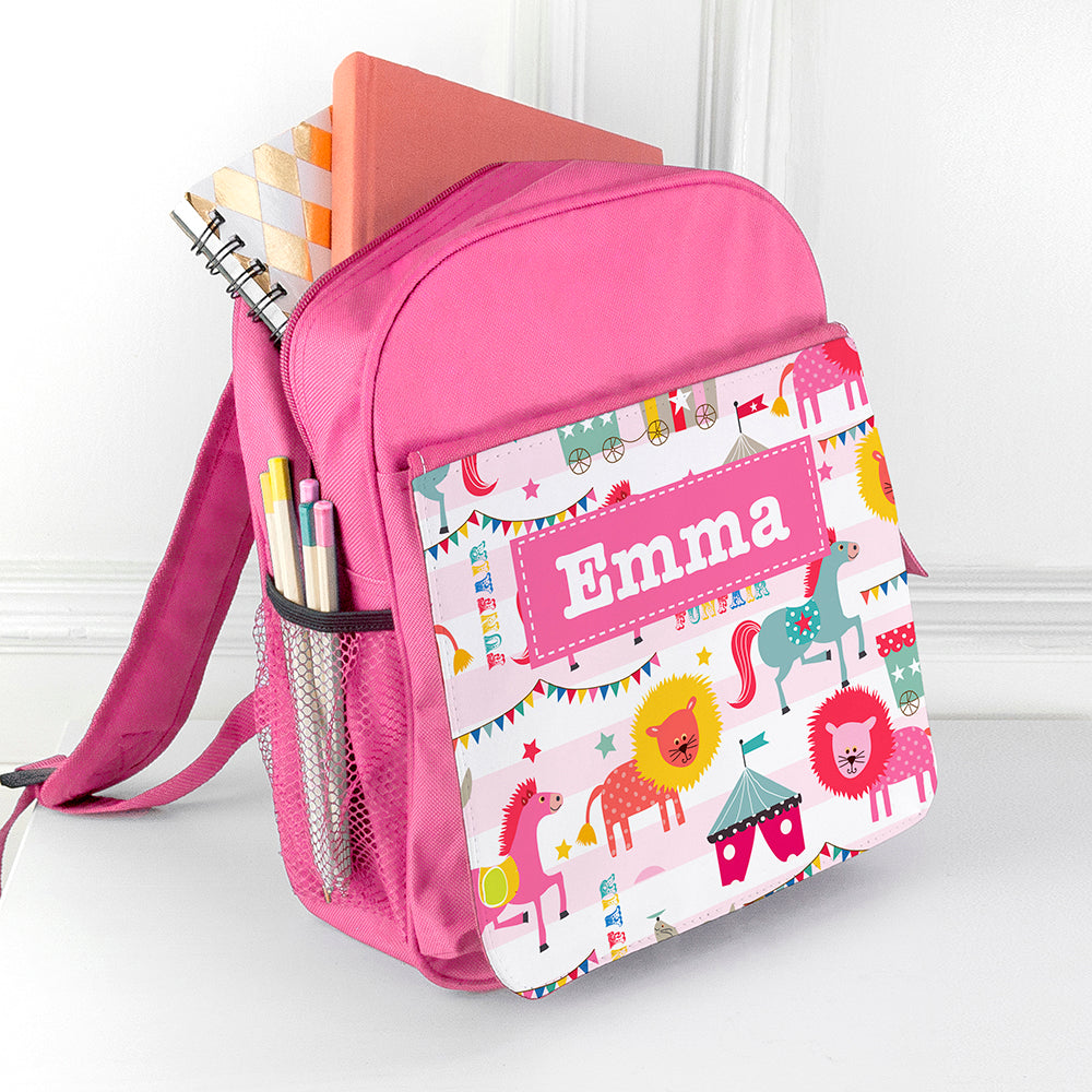 Personalised Circus Rucksack