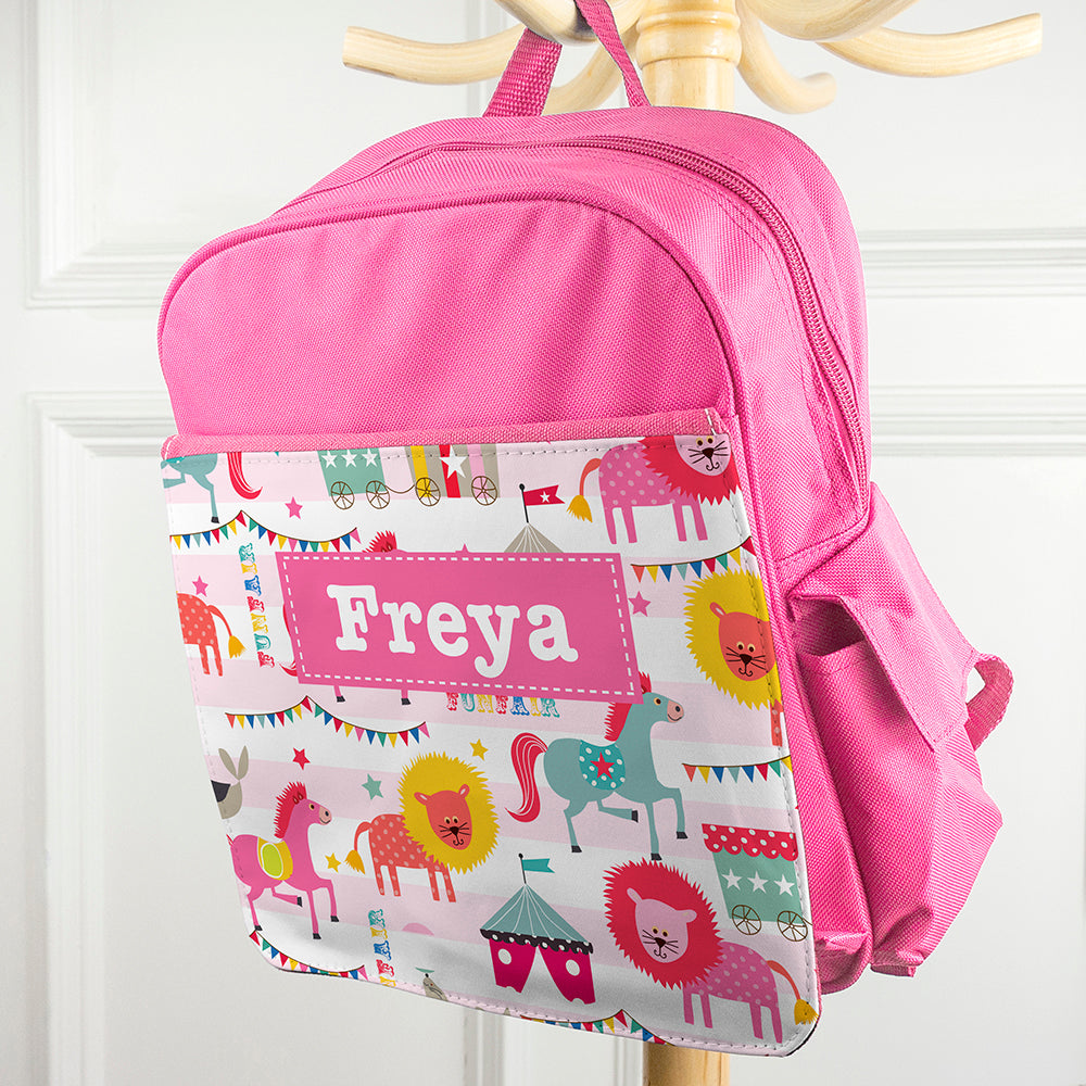 Personalised Circus Rucksack