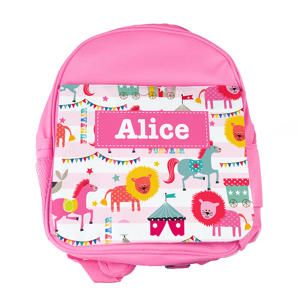 Personalised Circus Rucksack