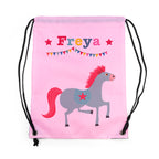 Personalised Classic Pink Circus Waterproof Swim Bag
