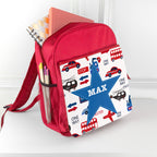 Personalised Transport Themed Rucksack
