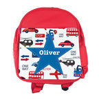 Personalised Transport Themed Rucksack
