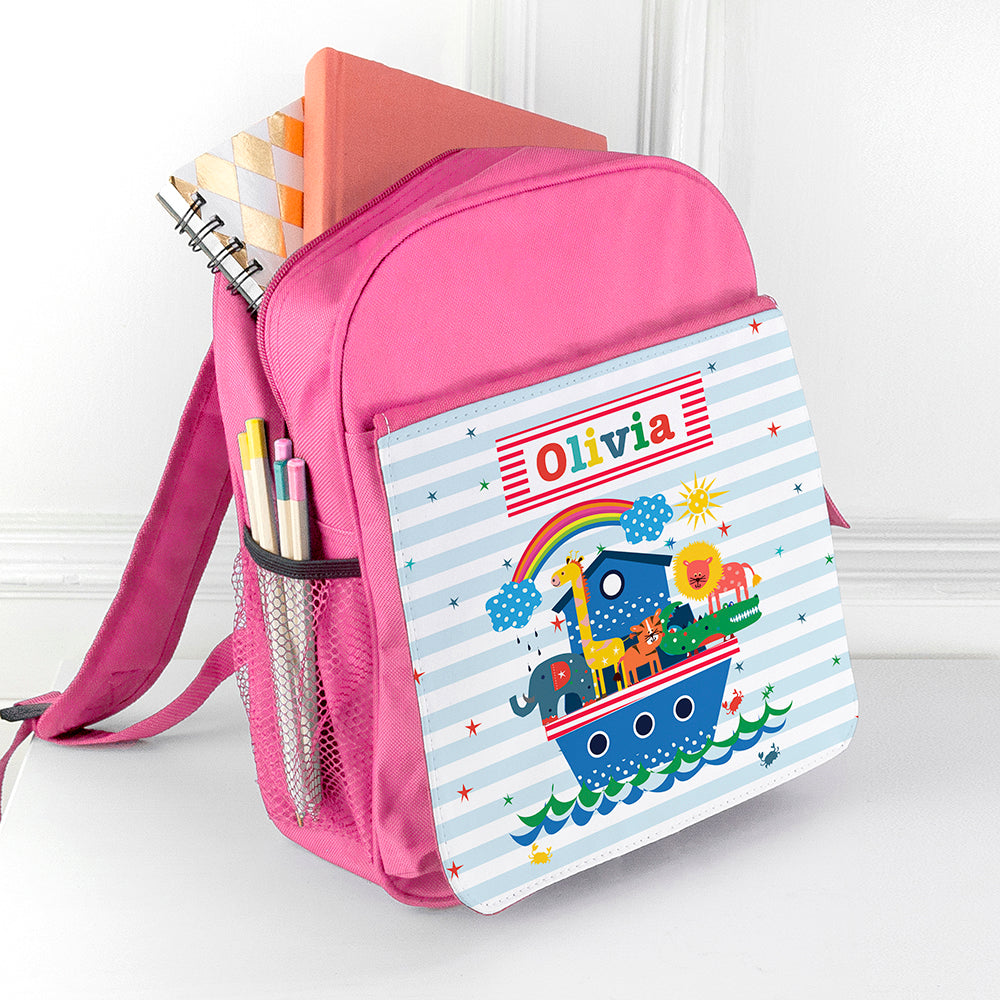 Personalised Kid's Noah's Ark Mini Rucksack