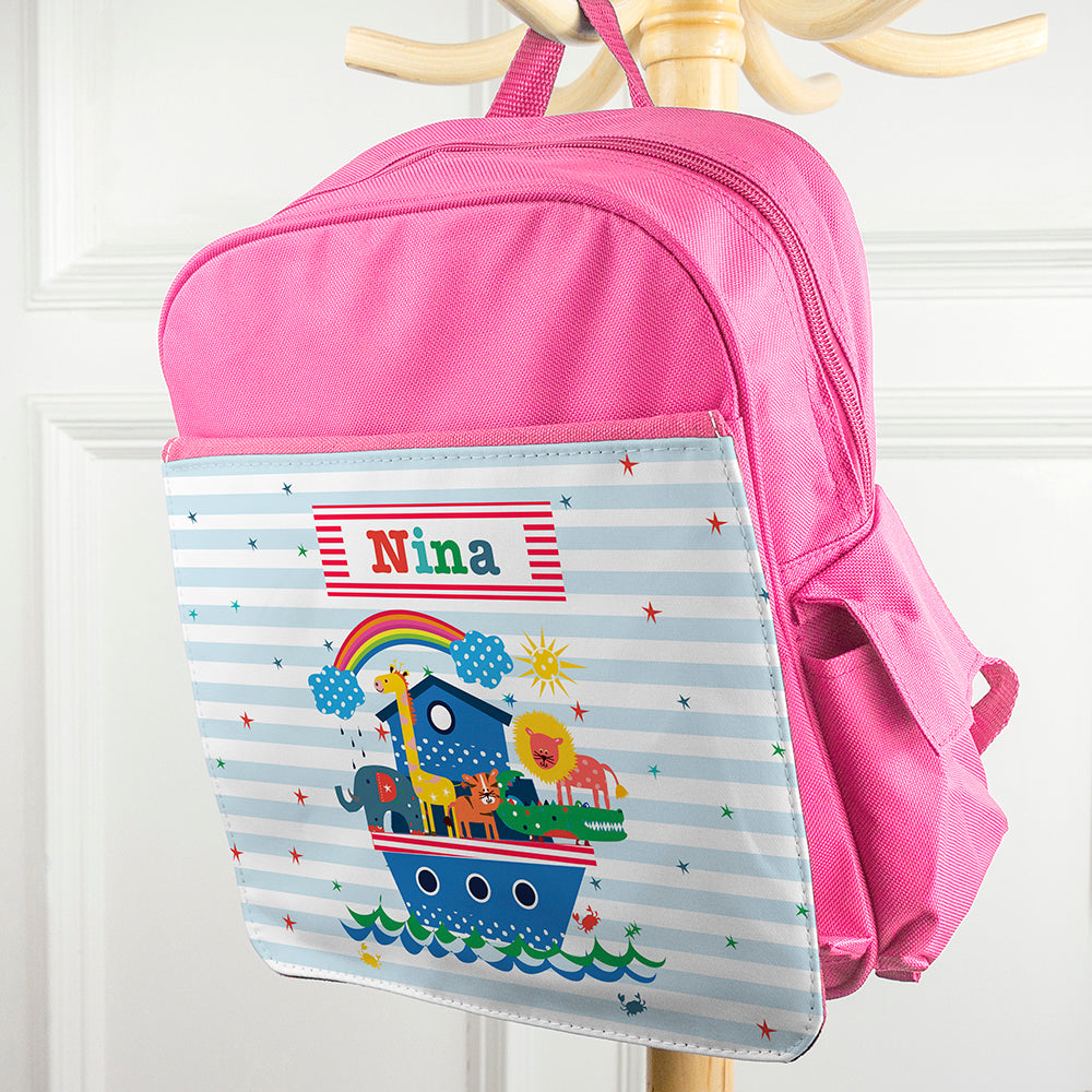 Personalised Kid's Noah's Ark Mini Rucksack
